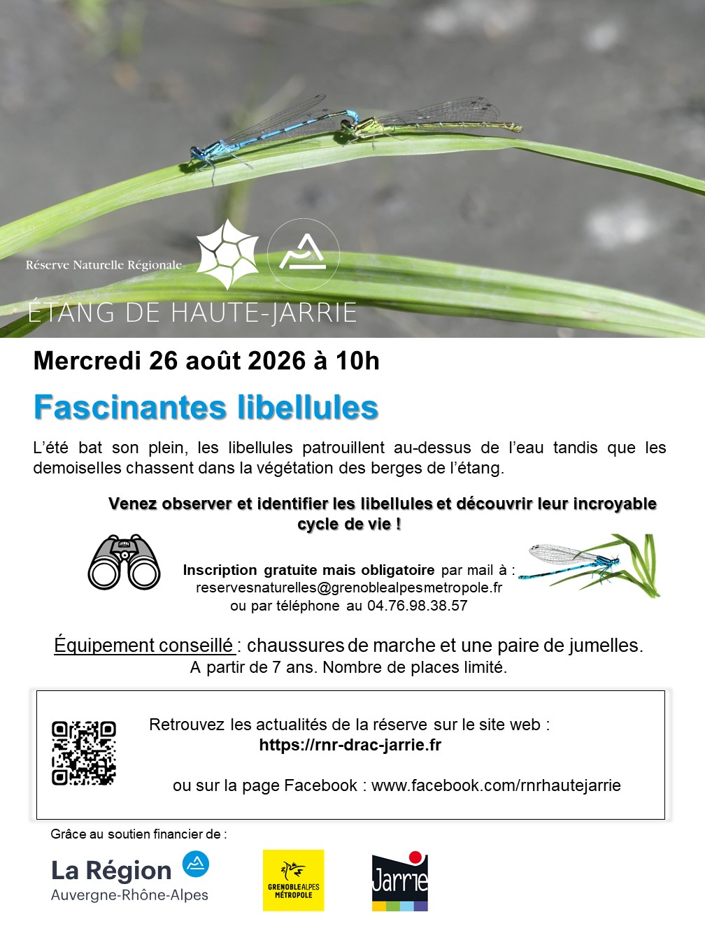 Affiche-libellules-HJ-2026 Programmation 2022 Bientôt en ligne !